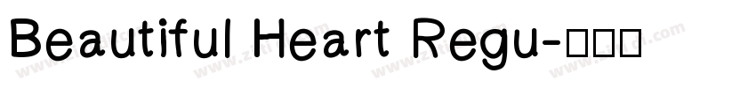 Beautiful Heart Regu字体转换